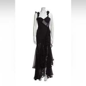 PatBO Black Evening Gown